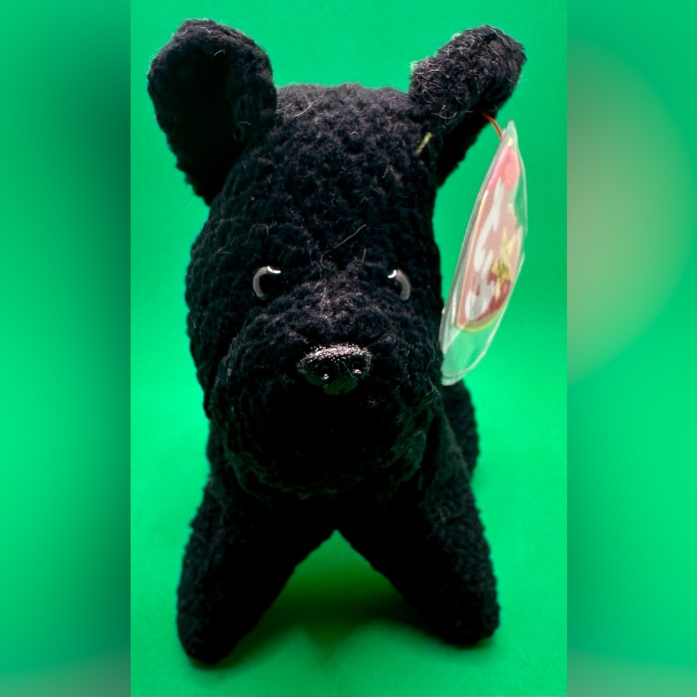 Ty Beanie Babies | Scottie The Terrier Dog | 4th Gen Hand Tag | 06/15/1996